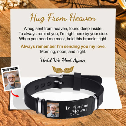 Custom Photo Bracelet - 'I'm Always With You'