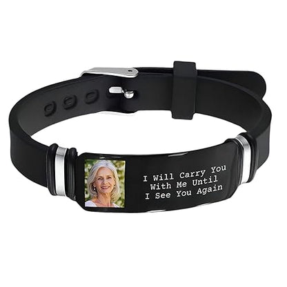 Custom Photo Bracelet - 'I'm Always With You'