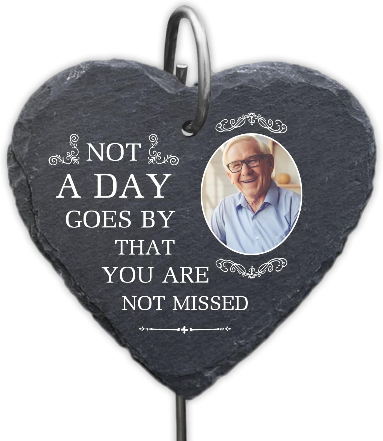 Not A Day Goes By That You Are Not Missed - Personalized Slate