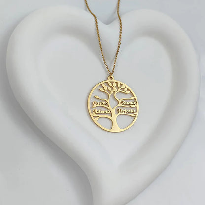 Tree of Life - Personalized Name Necklace