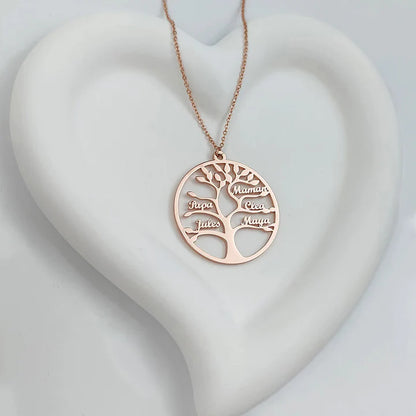 Tree of Life - Personalized Name Necklace