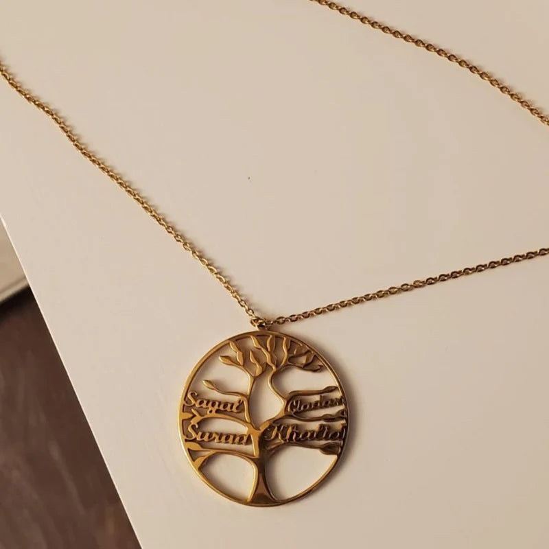 Tree of Life - Personalized Name Necklace